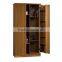 Home Plus Wood Living Room Furniture Cabinet Swing Out Door Brown