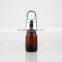 5-100 ml Wholesale Amber Glass Dropper Bottles With Aluminum Cap for Essential Oil