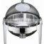 Stainless Steel Chefing Dish Set With Visible Lid,Delux Roll Top Chafing Dish