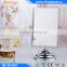 Beelee 8'' Fashionable Rectangle Brass 2 Face Cosmetic Mirror