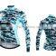ladies dye sublimation long sleeve cycling jersey uniforms