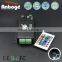 IR Wireless Remote Music RGB 24keys led controller Black Aluminum RGB controller DC12-24V 4A/CH