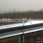 Hot rolled spraying plastics Q235 steel two beam guard rail, galvanized highway guardrail