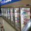 supermarket glass door freezer and cooler 3doors