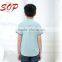 Green latest shirt designs for boys kids check bamboo shirts with button