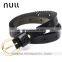 punching style genuine leather girls belts