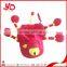 Cute soft plush christmas cap toy,plush brown reindeer cap toy