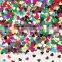Assorted color foil confetti for carnival