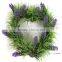 Real look artificial evergreen boxwood wreath for party decorations artificial Christmas wreaths wholesale