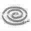Hip Hop Fashion stainless steel gold plated mens knit chain