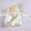 2014 satin floral cosmetic bag/satin drawstring bags with logo/satin hand bags making sample for free