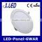 China 6w ultrathin round led panel light