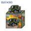 Cheap diy toy 3D block army truck/cool plastic military tank toy