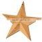 2016 hot sale wood christmas ornaments ,wood star christmas hanging decorations