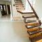 Floating staircase with Dark Wood Treads