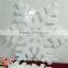 Customize large projector snowflake, large snowflake decorations, decorative plastic snowflakes