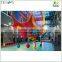 Best selling kids indoor knitted net climbing playground with strong colorful nylon rope