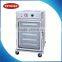 mobile food heated warmer cart