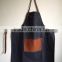 Custom high quality selvedge denim apron leather pockets wholesale