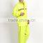 High Visibility reflective safety pvc raincoat