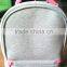 knitted cotton lunch cooler bag insulated