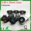 Mobile Phone Extra Lens Fisheye+Wide-angle+Macro lens+CPL Circular Lens photography camera accessories manufacturer