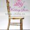 wedding aluminum napoleon chair with removable cushions