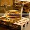 Wholesales handmade home set of 8 miniature pallet wood beer coasters