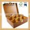 High Quality Customized Unfinished Box Nature Wooden Tea Storage Wood Box For Best Sale