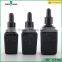 Luxury 20ML 30ML 50ML dropper essential oil glass bottle with the plastic insert dropper