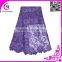 Embeoidery wedding african fashion peach cord lace for garments
