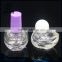 Unique 7ml duck shaped glass nail polish bottles with cap