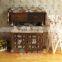 Cheap antique brown cabinet with folding ironing board