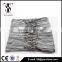 Lady's Double Side white and black 100% cotton Scarf