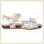 Fancy cork sole sandals for girl cute plat safety shoes