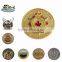 Promotion custom Antique bronze/Antique silver metal souvenir challenge coin