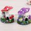 Polyresin garden decorative mushroom statues