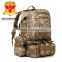 Large black 50L Trekking Bag Military Camping lightweight backpack
