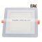 dimmable interior decoration bathroom double color 17w led panel lamp