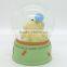 popular wedding ceremony cute bear resin Led snow globe