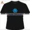 Sound Activated LED T-shirt Men The Avengers tshirts Iron Man Tony Stark High Quality EL Luminous Cotton T shirts