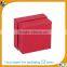 red texture paper OEM packaging wristwatch box