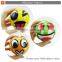 3inch promotional ball soft pu material sponge ball expression infant ball toy