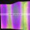 Rainbow reflective Elastic Polyester Backing textile/ fabric