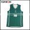 Custom design reversible sublimated basketball jersey