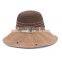 Wholesale fashion wide brim weaving straw hat for summer
