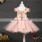 little girl's beautiful frock kids red wedding dresses