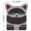 Black Color 9.7 inch Wool Felt Tablet Case Cute Cartoon Raccoon Bag Tablet Sleeve Tablet Pouch