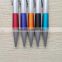 Most popular products metal clip, chromed plunger hotel promotion plastic pen