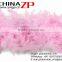 Leading Supplier CHINAZP Wholesale Beautiful 60 Gram Weight in Stock Fluffy Colored Light Pink Turkey Chandelle Feathers Boas